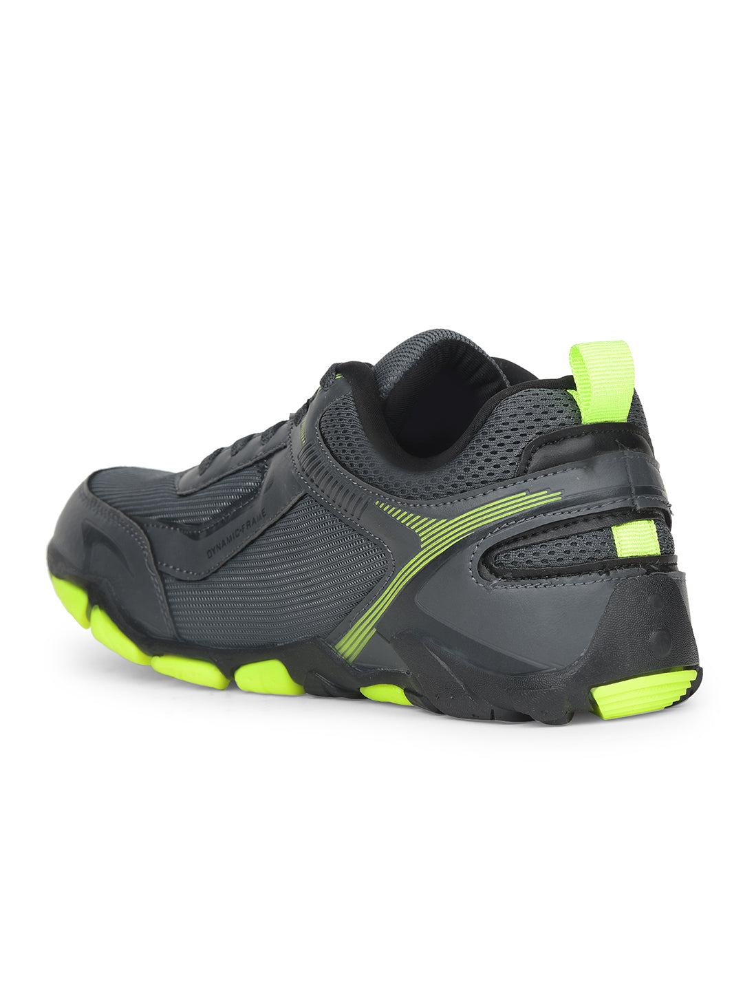 Power Men Dark Grey Lace-up Oxford Sports Shoes - Dark Grey - View 3