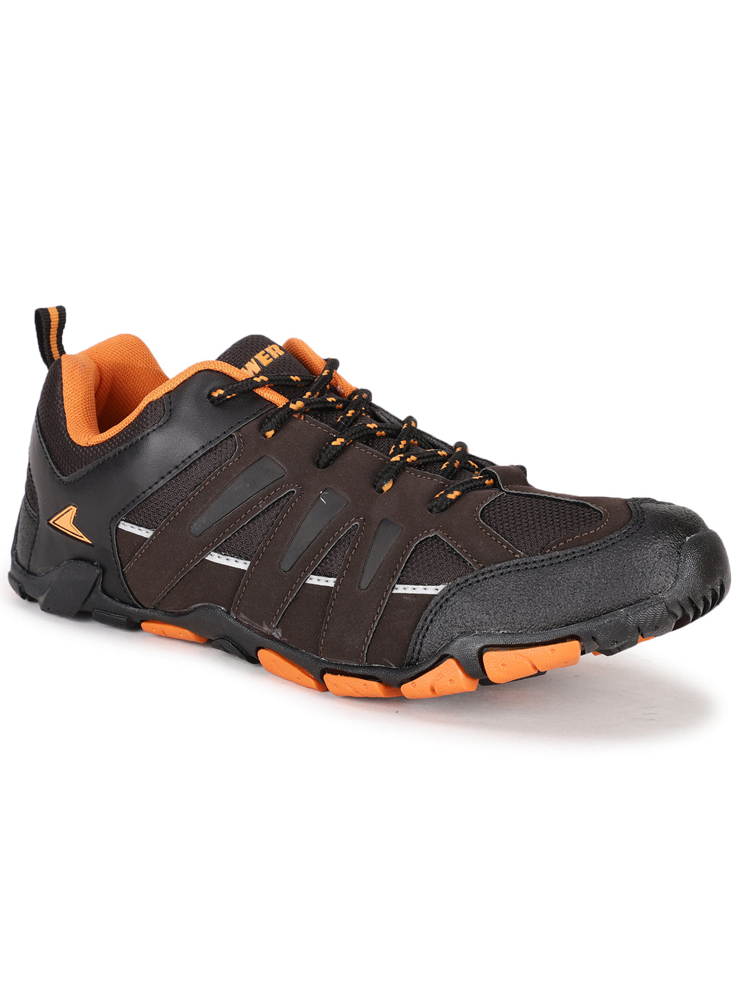 Power Men Brown Lace-up Oxford Sports Shoes - Brown - View 1