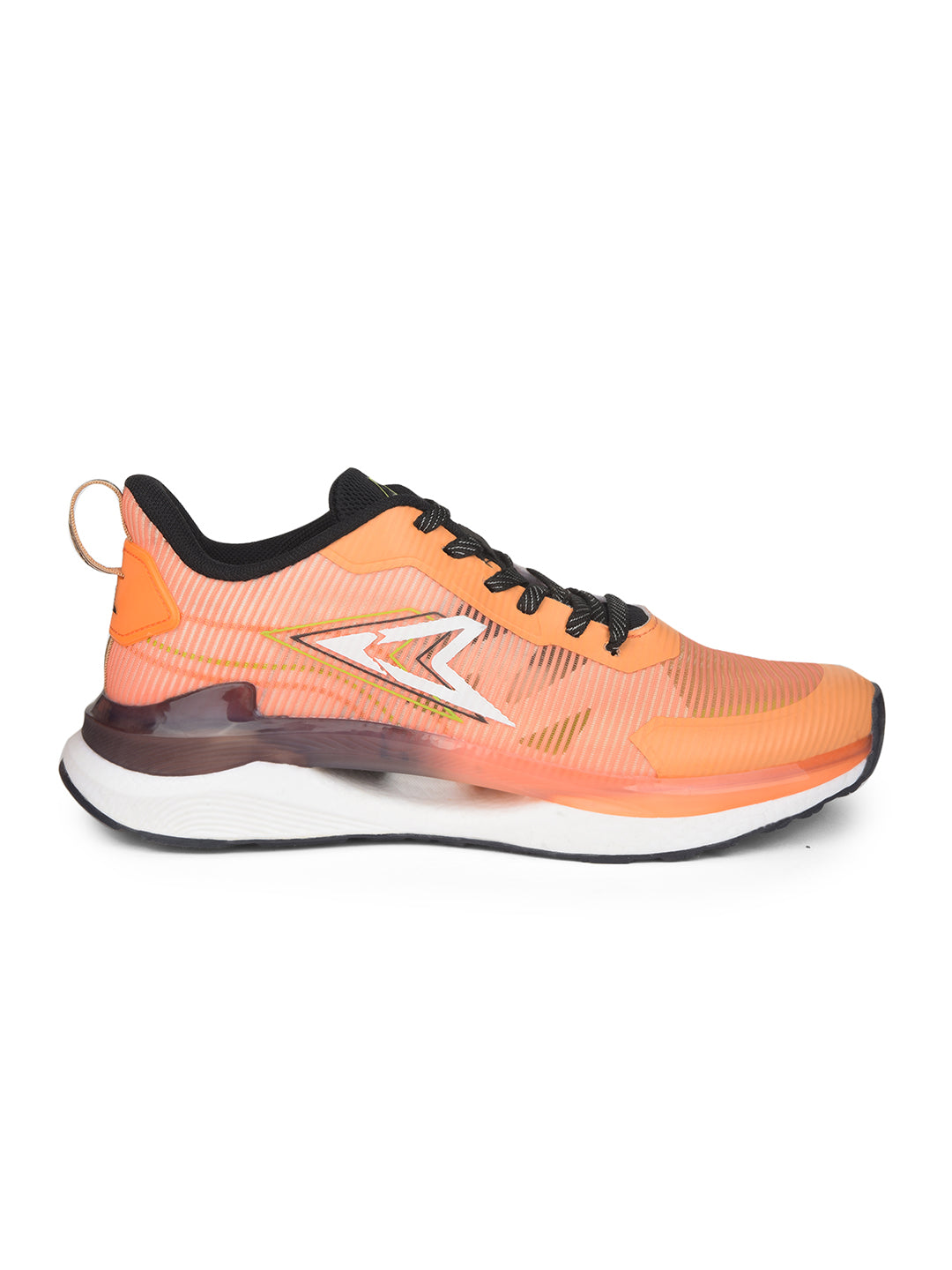 Power Men Orange Lace-up Oxford Sports Shoes - Orange - View 2