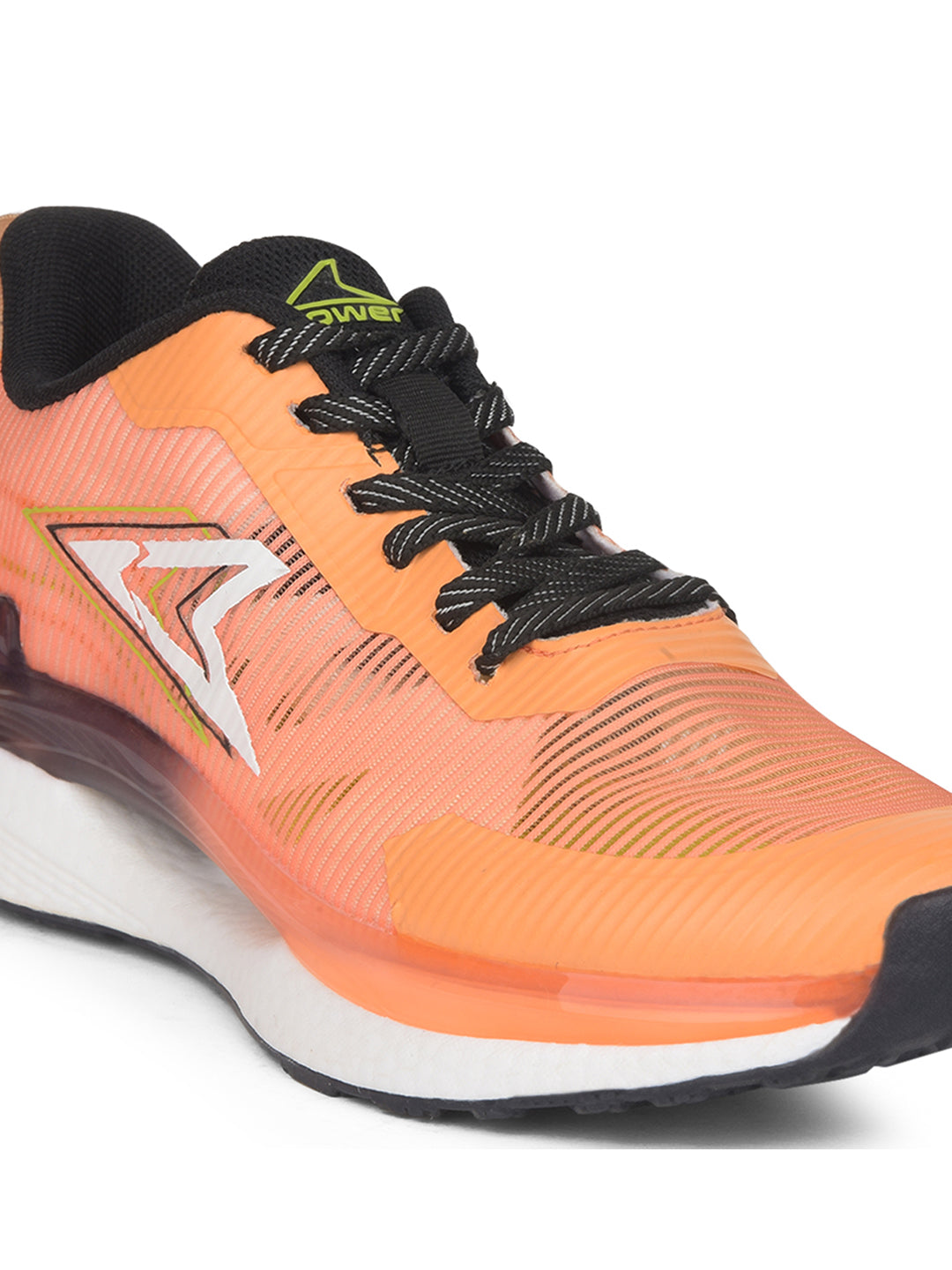 Power Men Orange Lace-up Oxford Sports Shoes - Orange - View 5