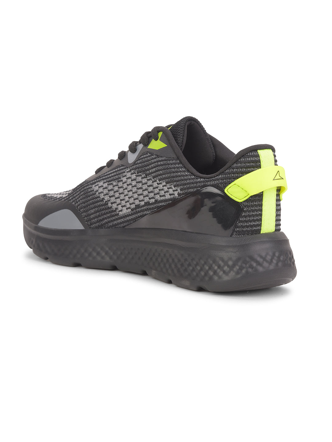 Power Men Black Lace-up Oxford Sports Shoes - Black - View 3