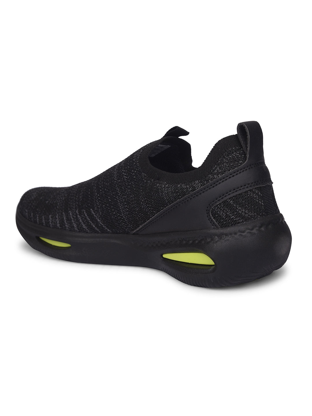 Power Men Black Lace-up Oxford Sports Shoes - Black - View 3