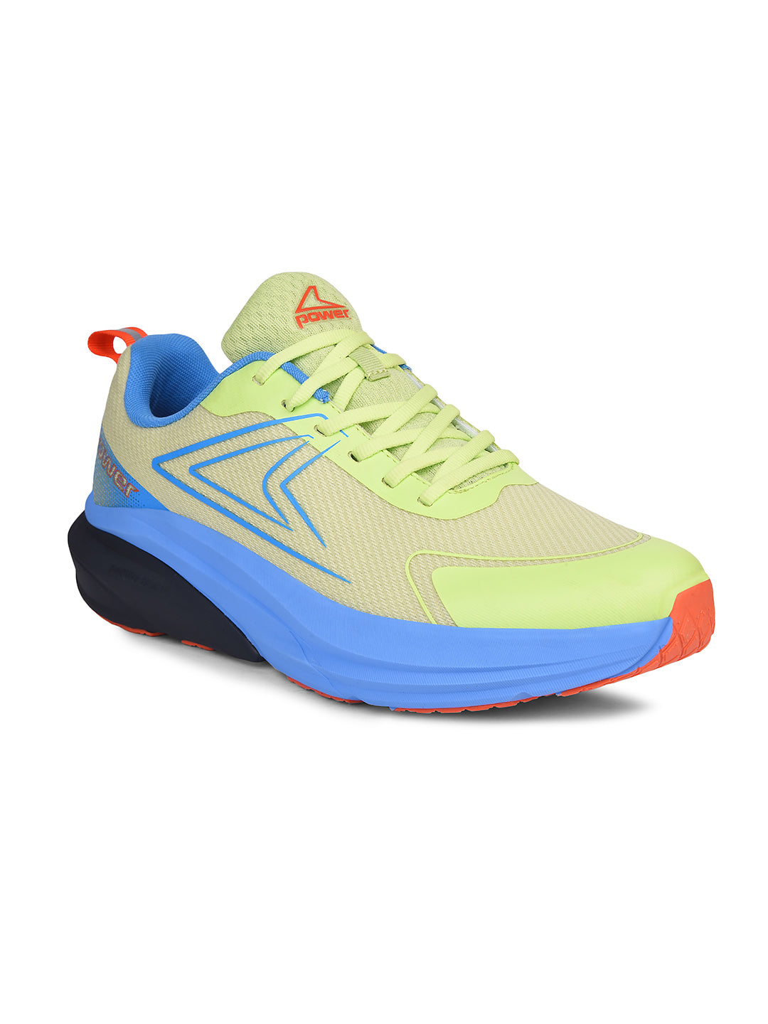 Power Men Green Lace-up Oxford Sports Shoes - Green - View 1