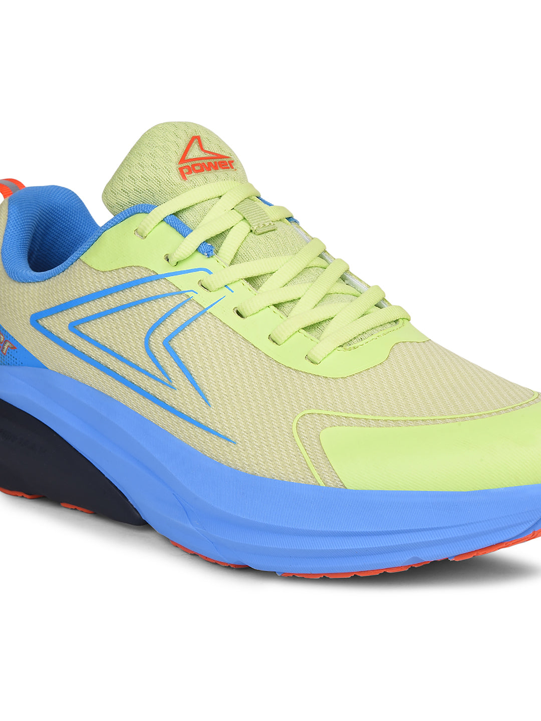 Power Men Green Lace-up Oxford Sports Shoes - Green - View 5