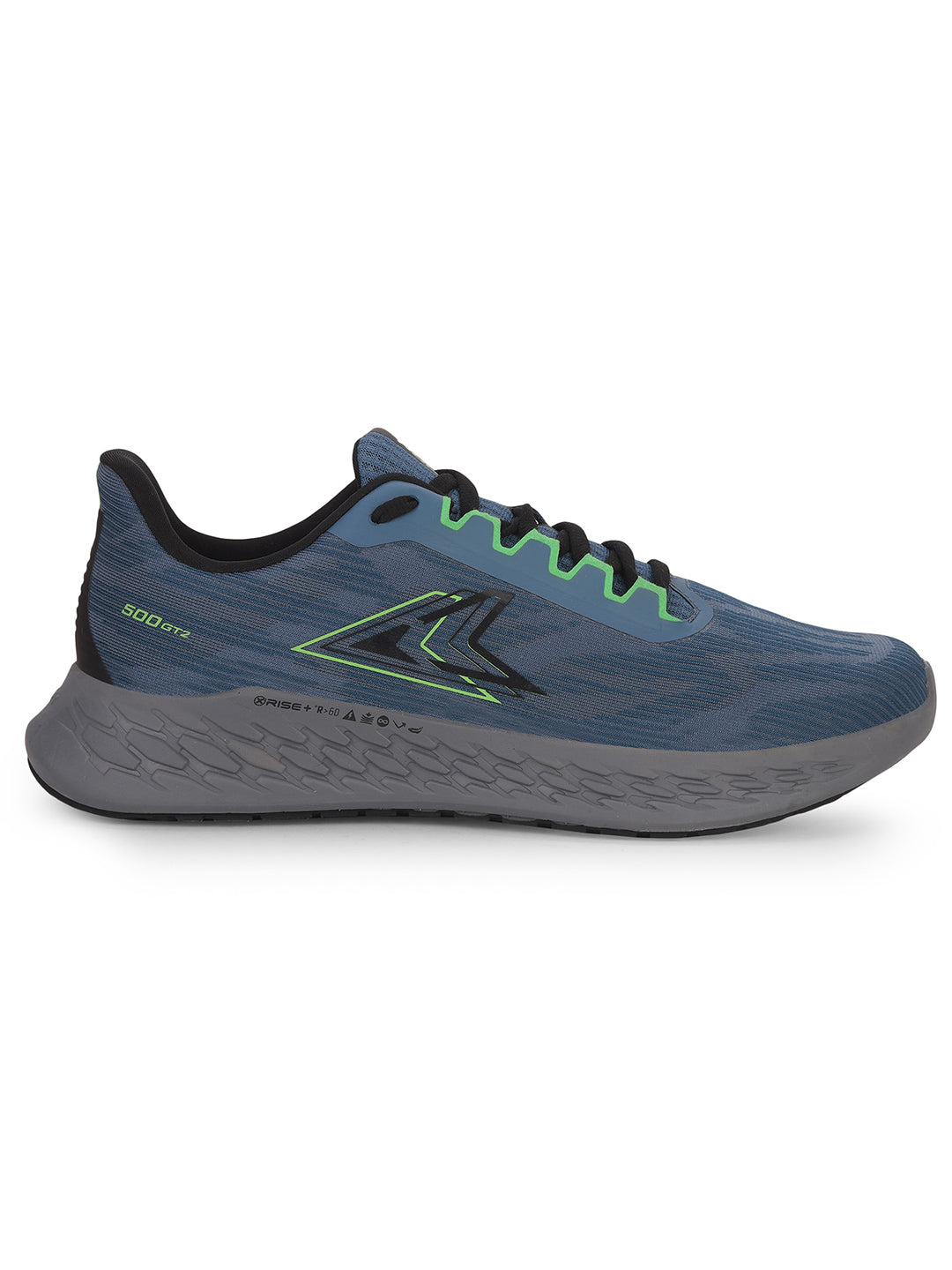 Power Men Blue Lace-up Oxford Sports Shoes - Blue - View 2