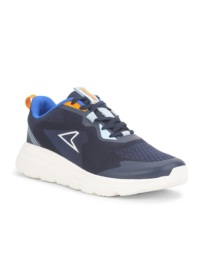 Power Men Navy Blue Lace-up Oxford Sports Shoes - Navy Blue - View 1