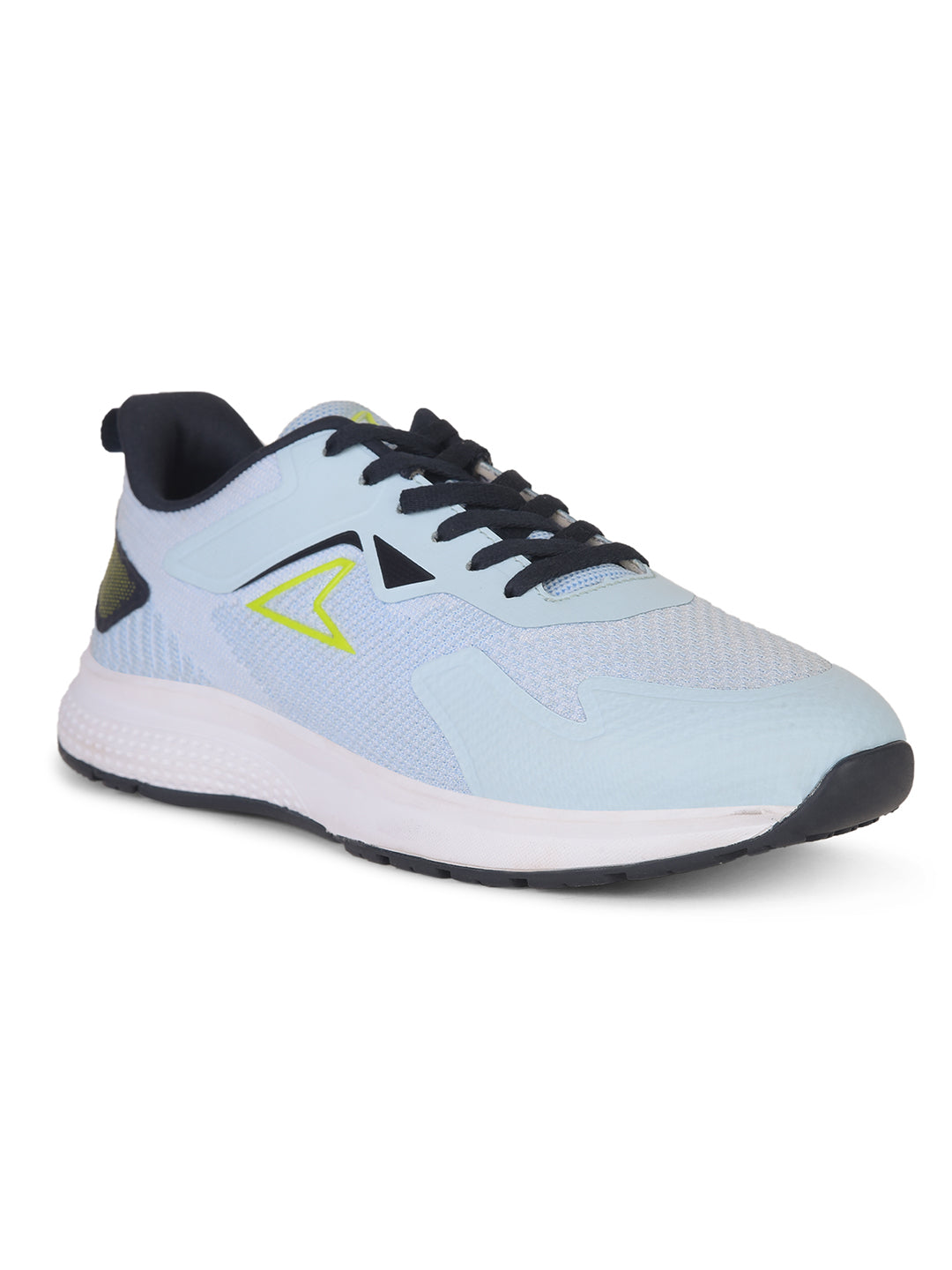 Power Men Light Blue Lace-up Oxford Sports Shoes - Light Blue - View 1