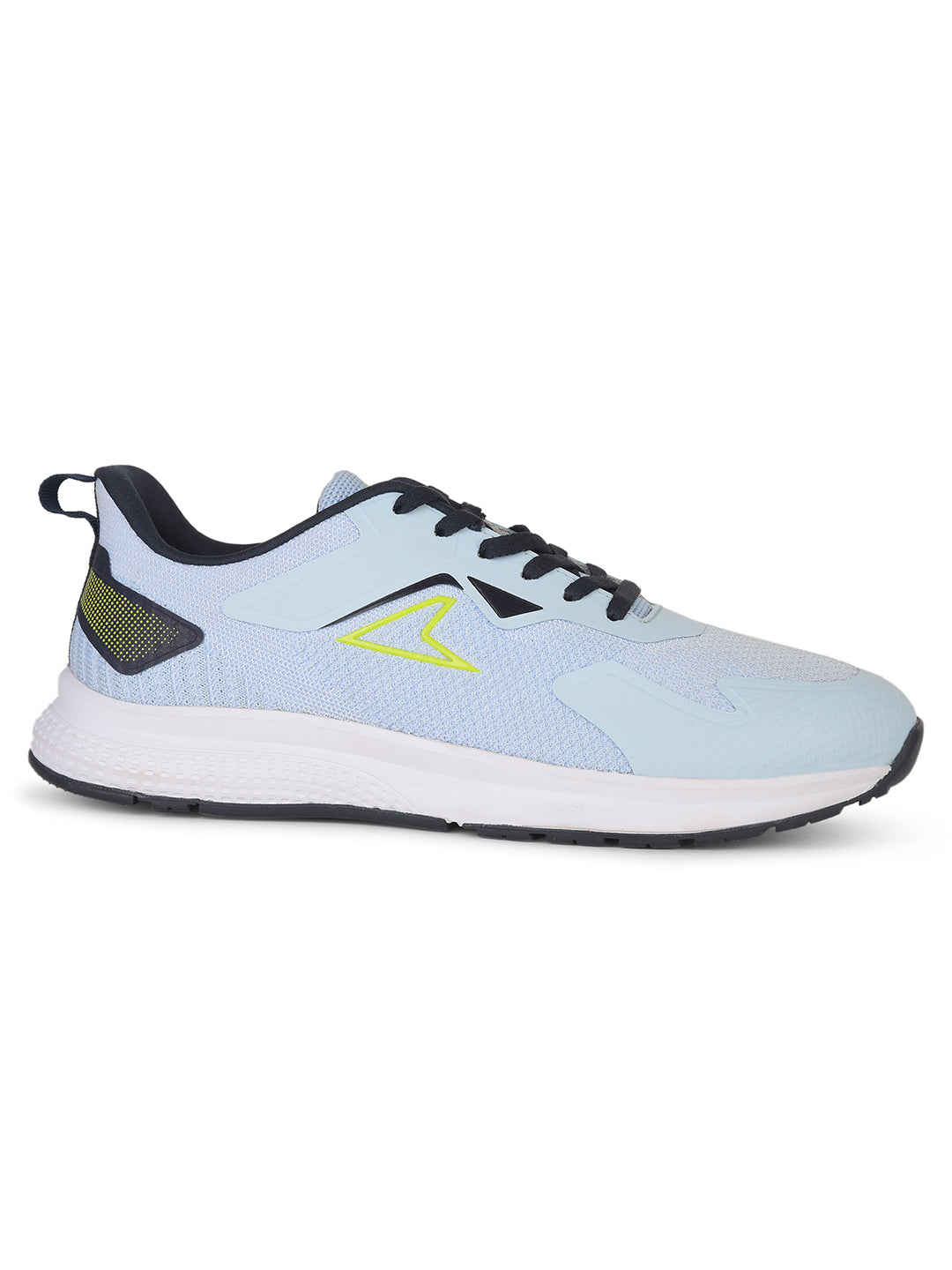 Power Men Light Blue Lace-up Oxford Sports Shoes - Light Blue - View 2