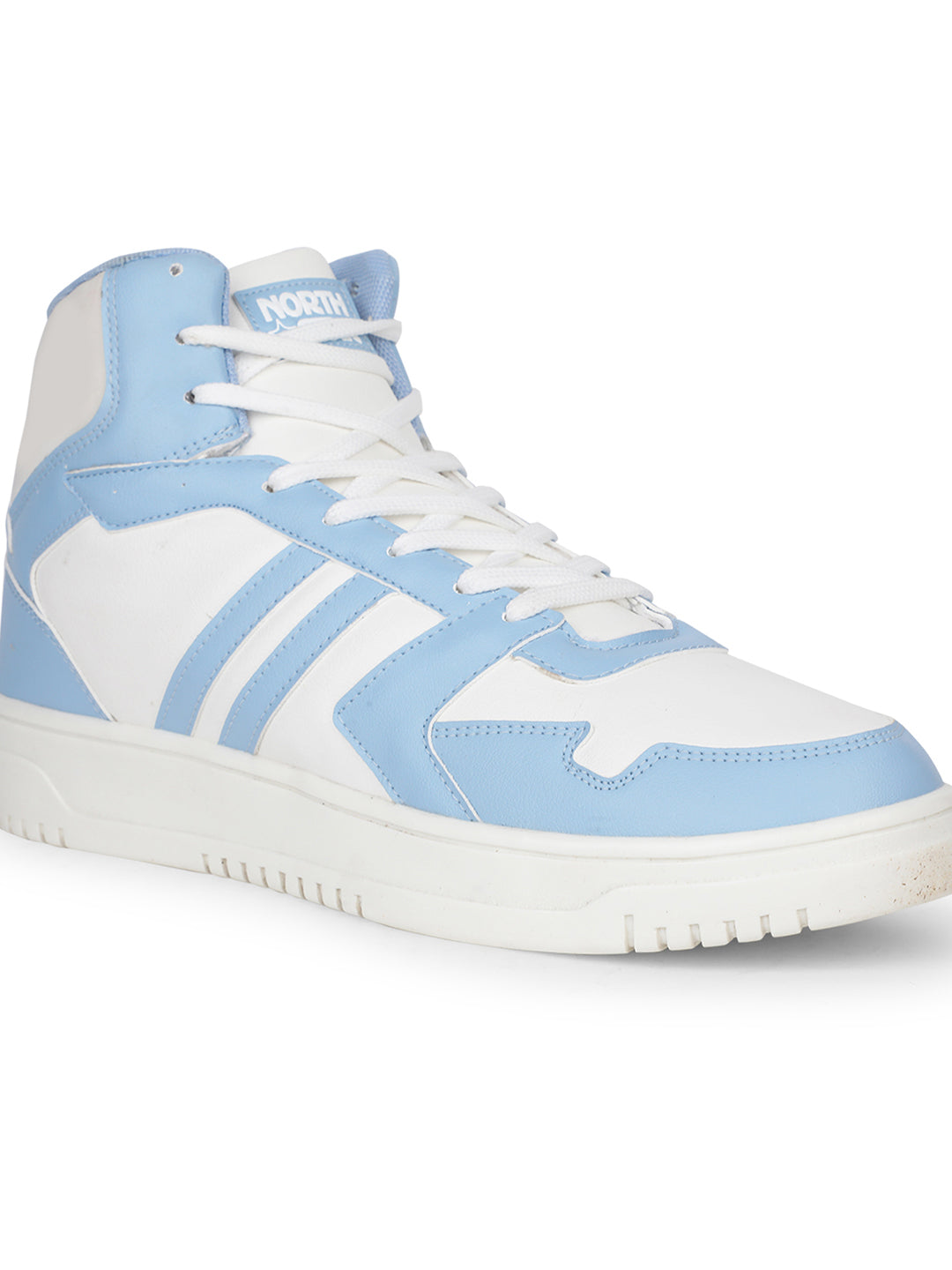 North Star Men White Casual Ankle Length Lace-up Sneakers - White - View 5