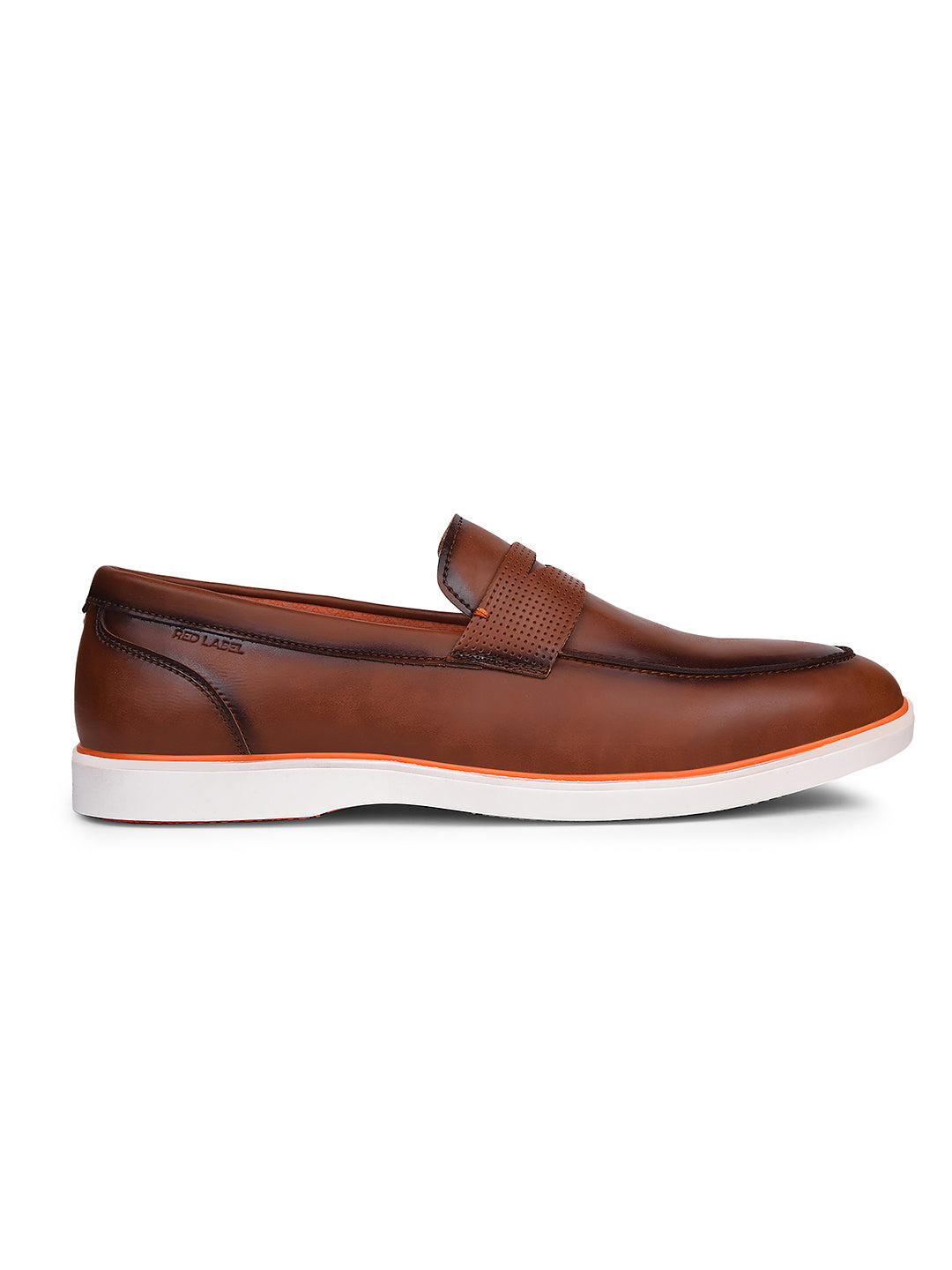 Bata Men Tan Casual Slip-on Loafers - Tan - View 2