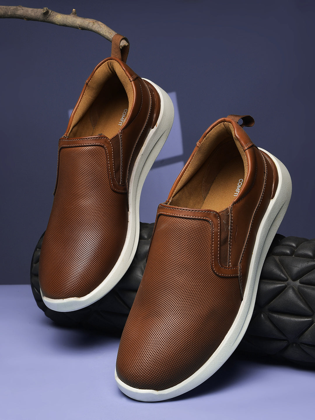 Bata Comfit Men Light Brown Casual Slip-on Shoes - Light Brown - View 6