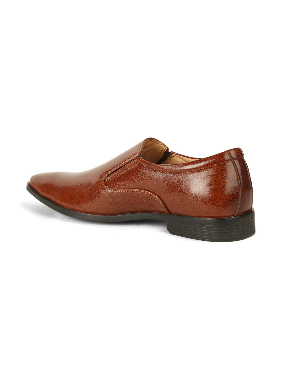 Bata Men Tan Formal Slip-on Shoes - Tan - View 2