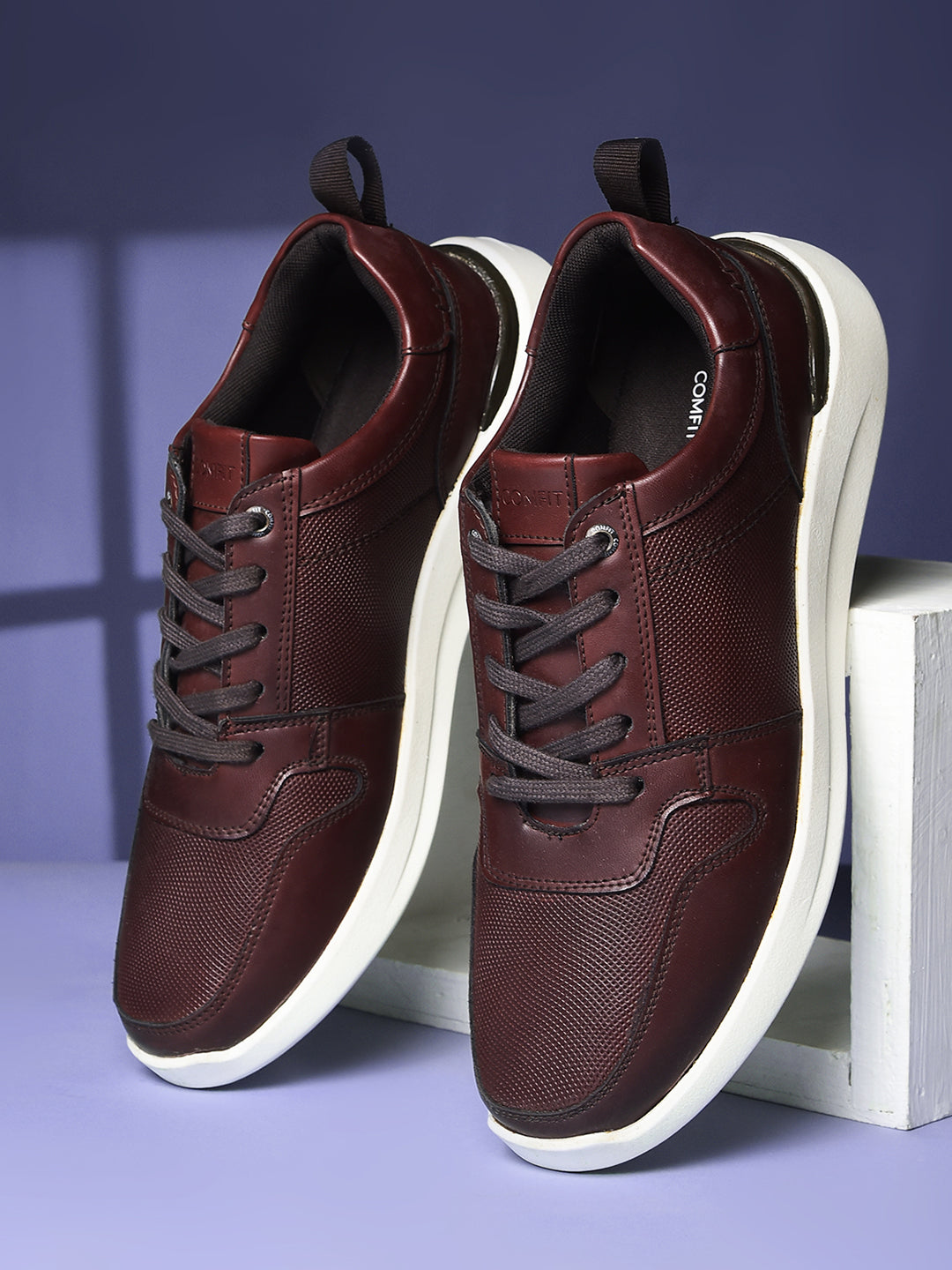 Bata Comfit Men Brown Casual Lace-up Shoes - Brown - View 6