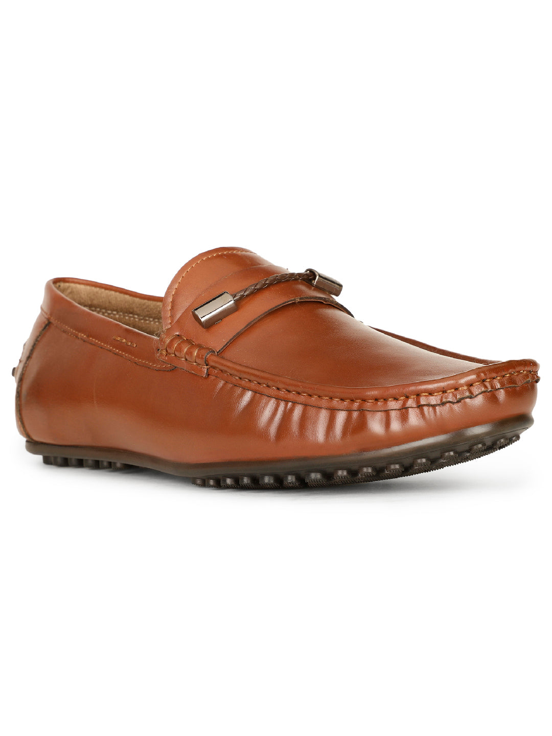 Bata Men Brown Casual Slip-on Loafers - Brown - View 1