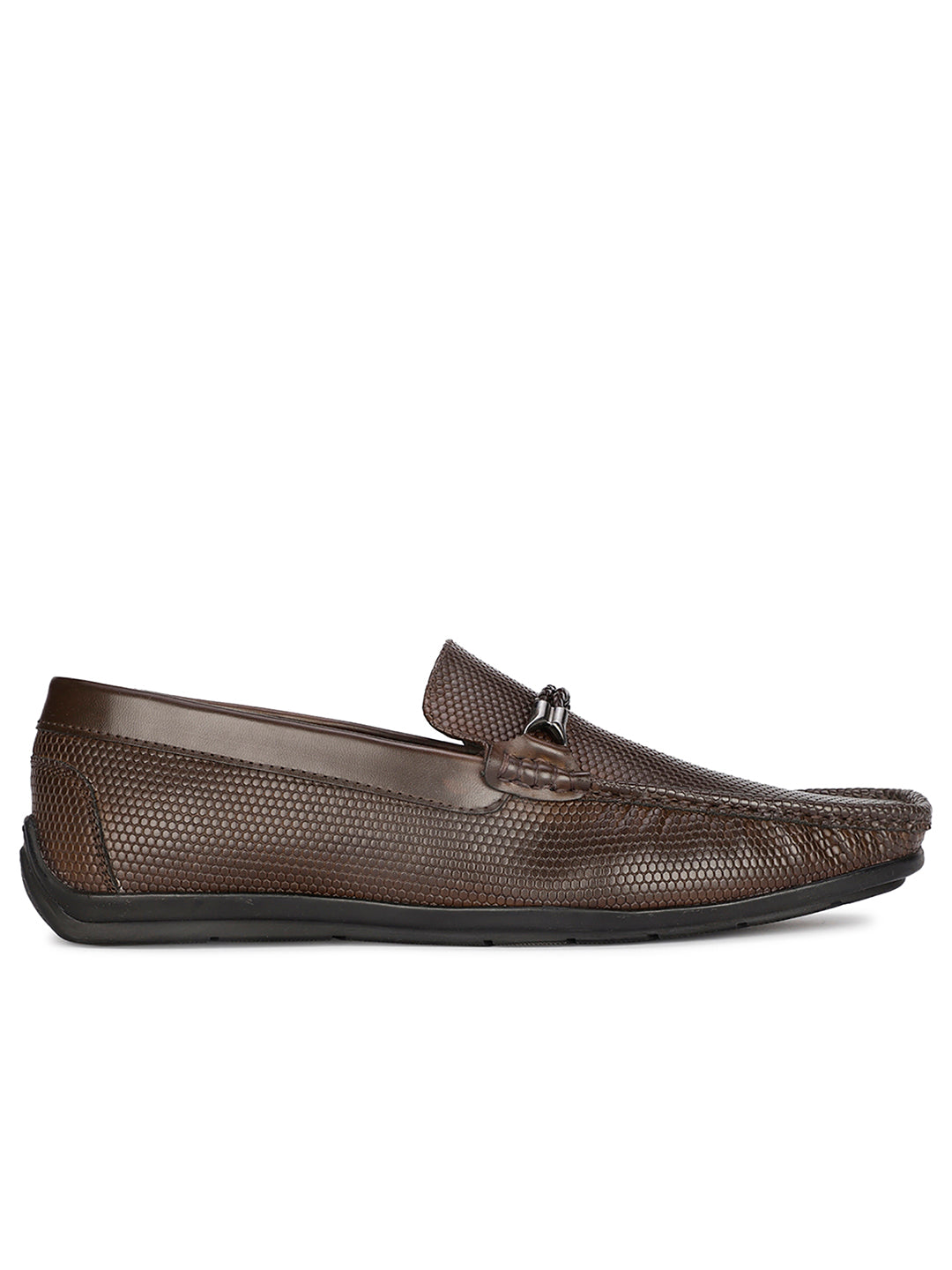 Bata Men Brown Casual Slip-on Loafers - Brown - View 2