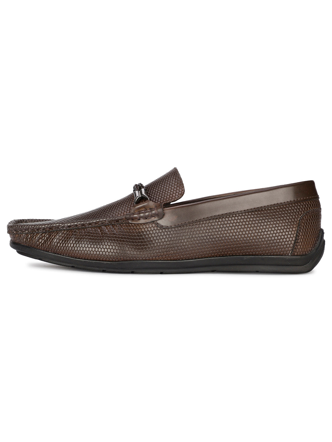 Bata Men Brown Casual Slip-on Loafers - Brown - View 3