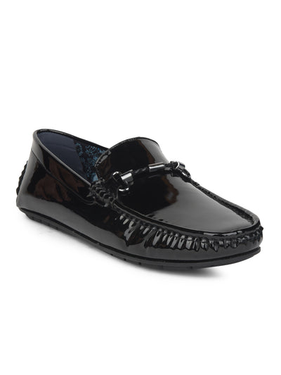 Bata Men Black Casual Slip-on Loafers - Black - View 1