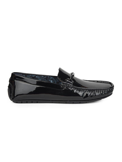 Bata Men Black Casual Slip-on Loafers - Black - View 2