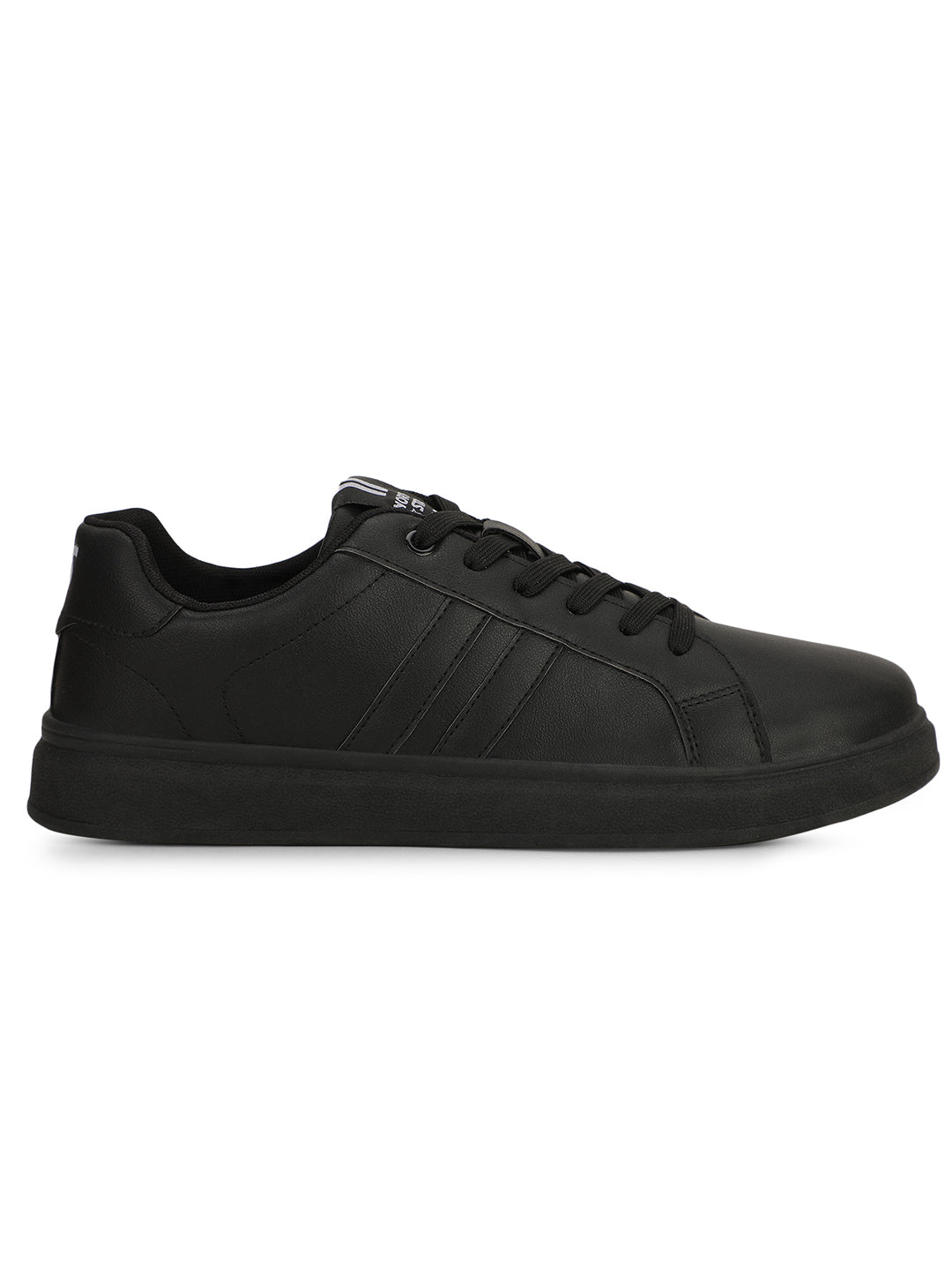 North Star Men Black Casual Lace-up Sneakers - Black - View 2