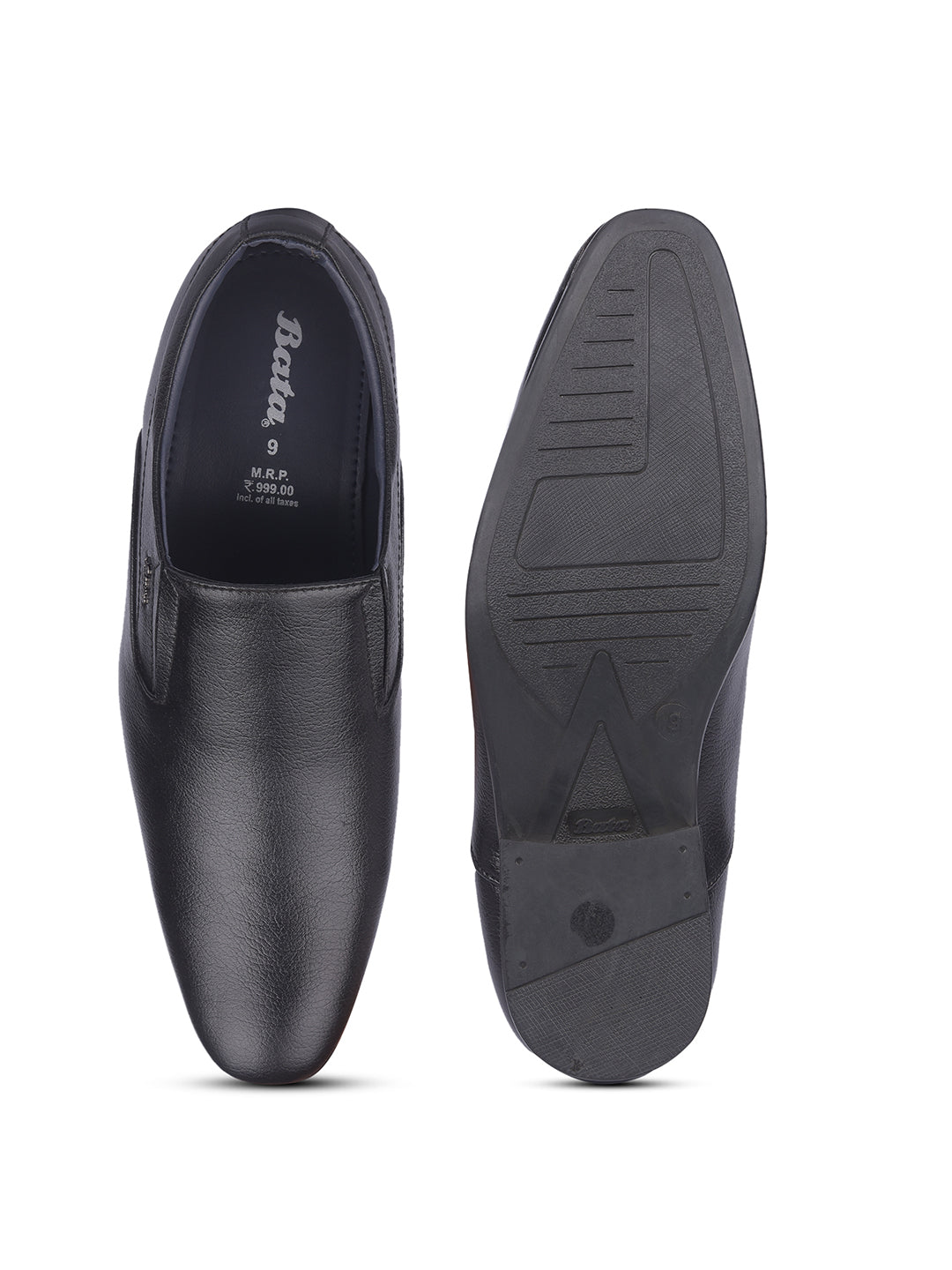Bata Men Black Casual Lace-up Sneakers - Black - View 4