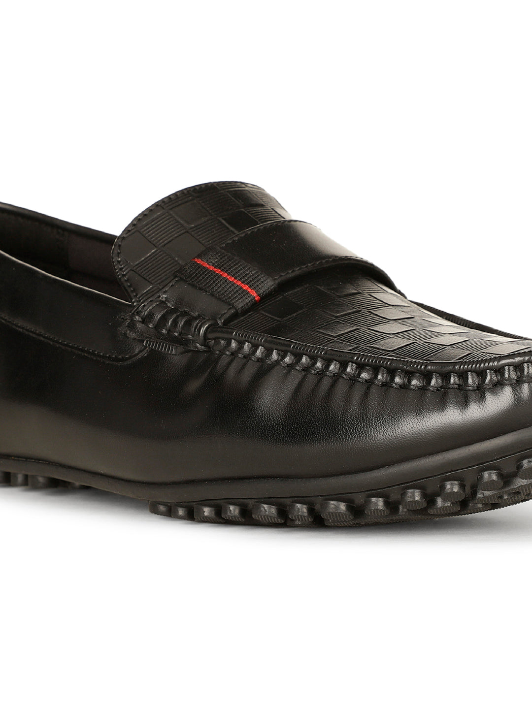 Bata Men Black Casual Slip-on Loafers - Black - View 5