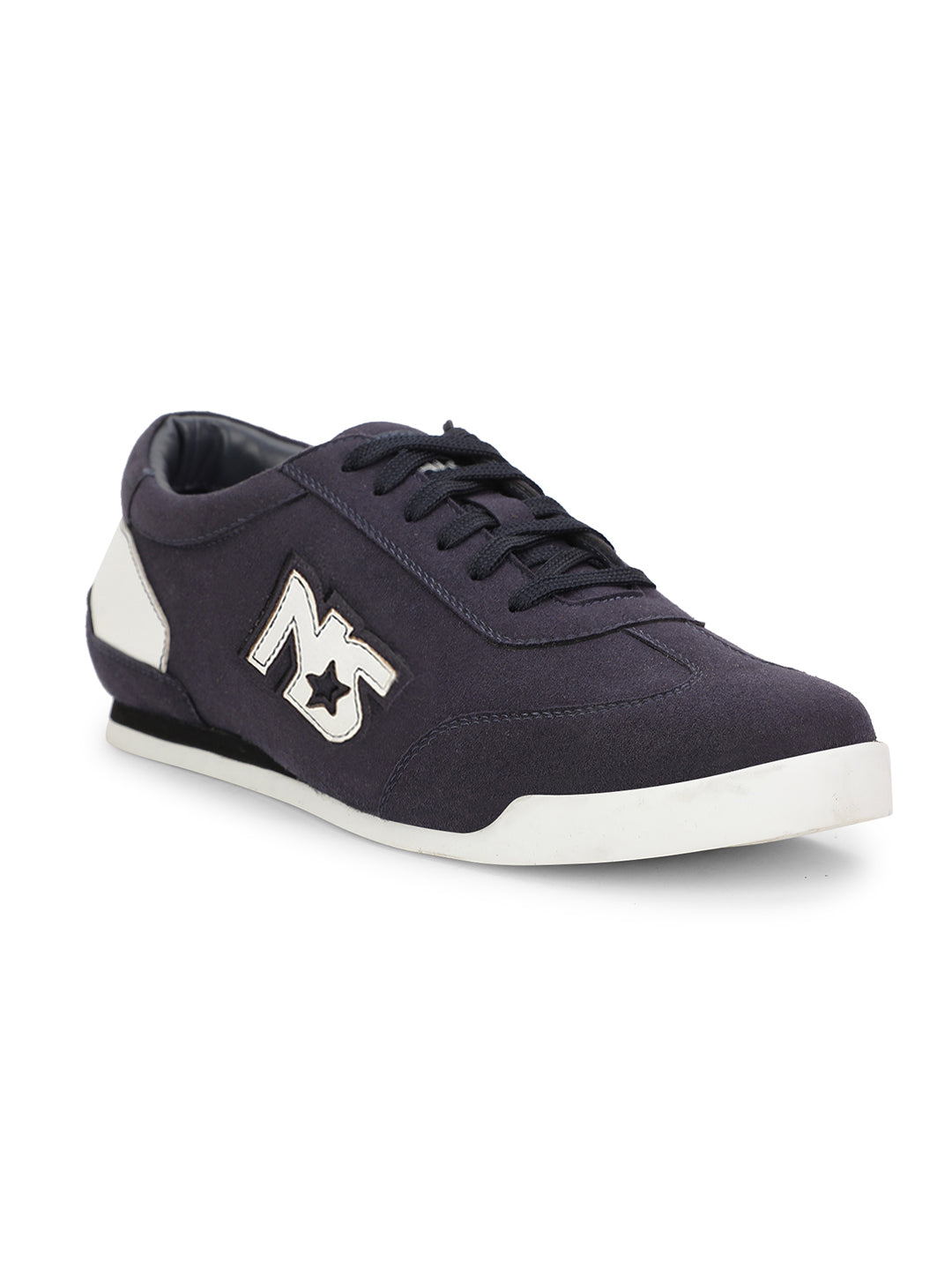 North Star Men's Navy Casual Lace-up Sneakers - Navy