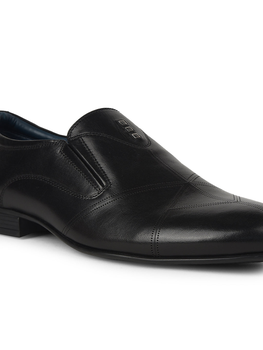 Bata Men Black Formal Slip-on Shoes - Black - View 5