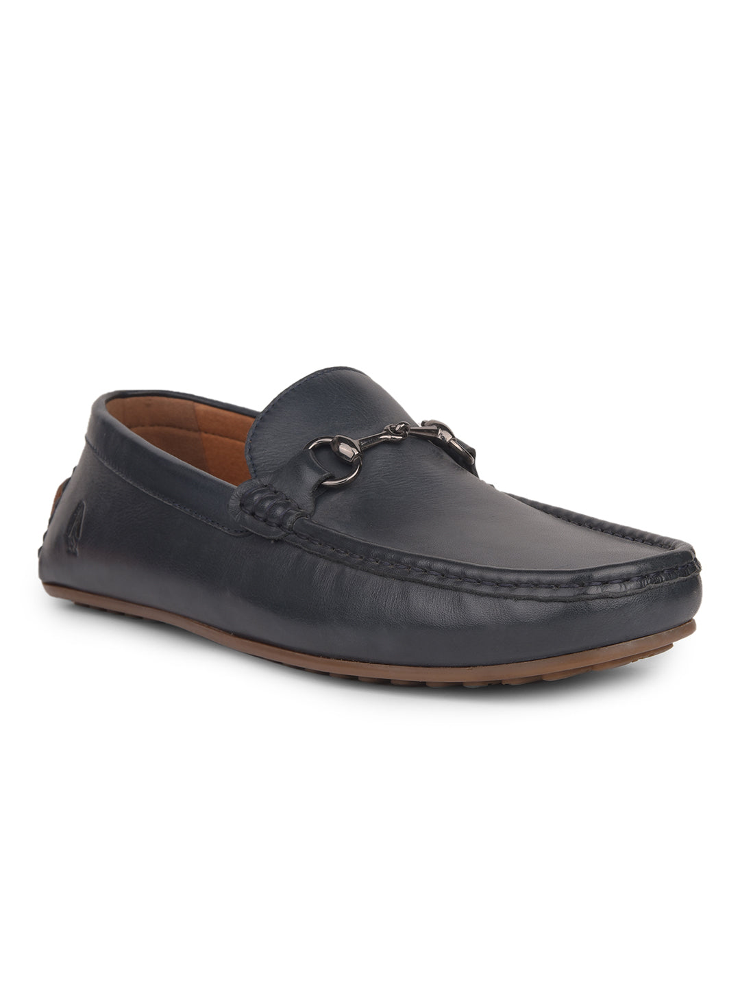 Hush Puppies Men Blue Casual Slip-on Loafers - Blue - View 1