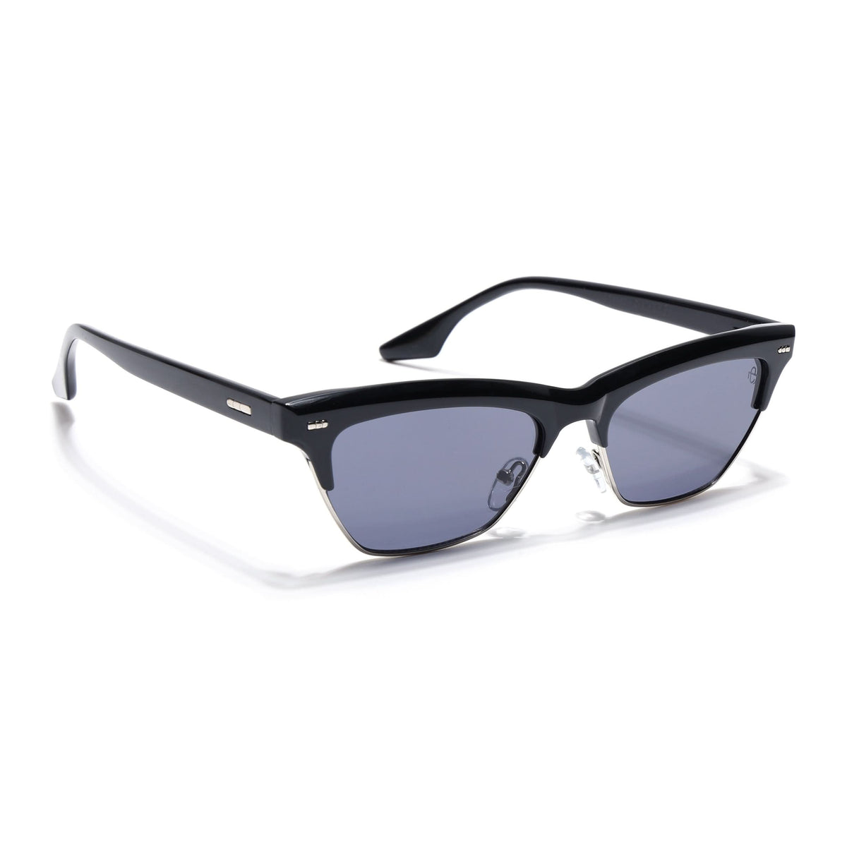 Eyejack Shine Black Cateye Sunglasses for Men and Women - Style 1249 - view 2