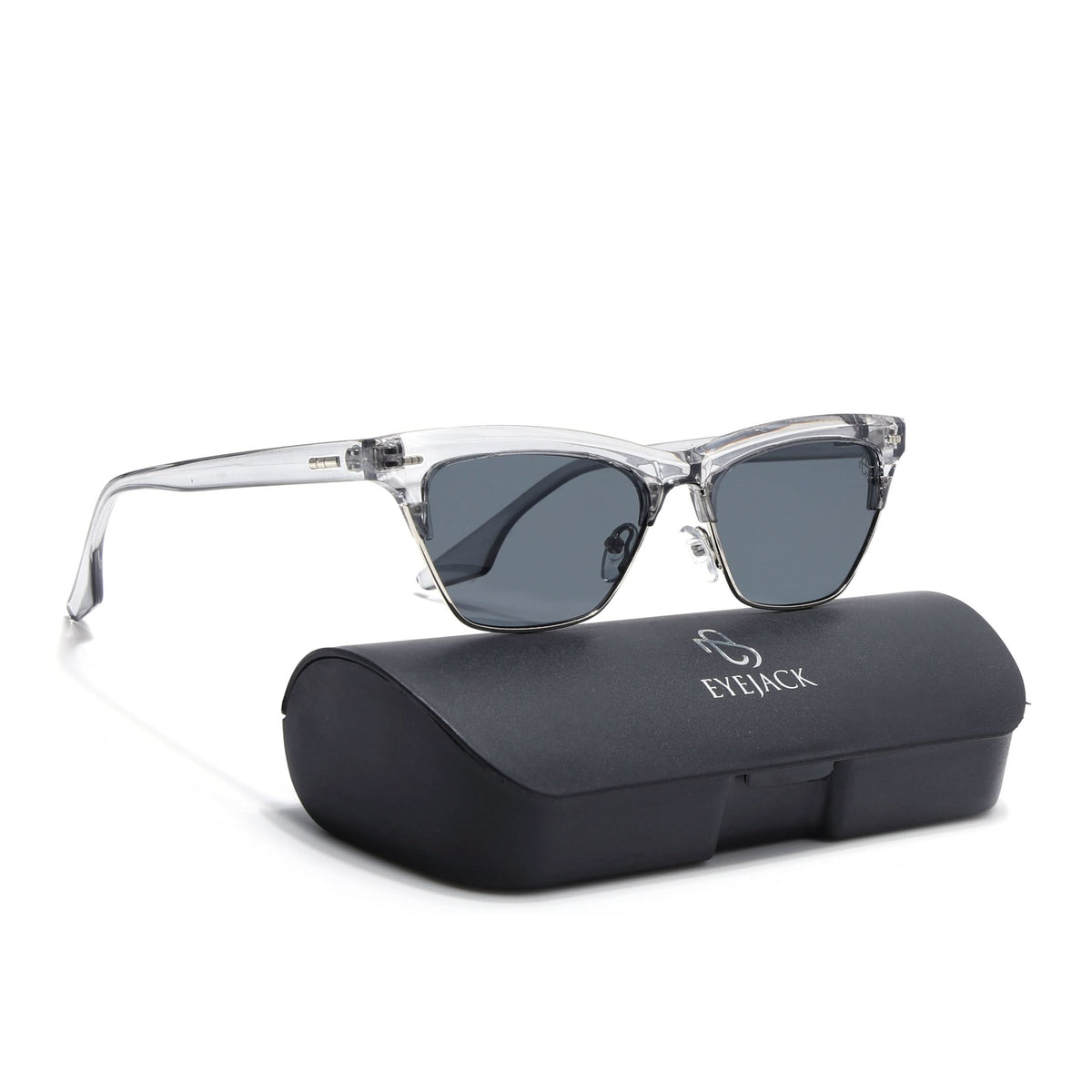 Eyejack Grey Cateye Sunglasses for Men and Women - Style 1250 - view 8