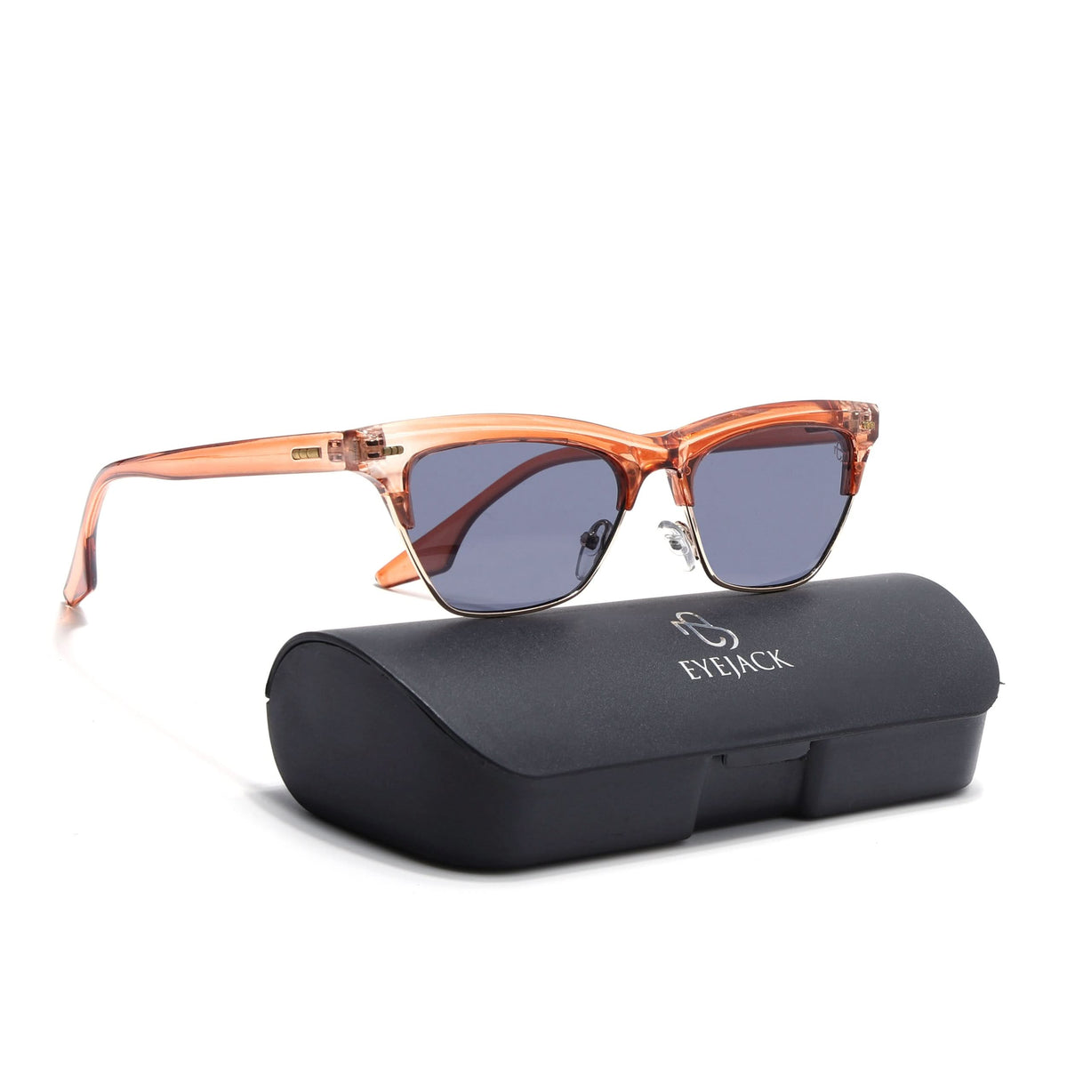 Eyejack Brown Cateye Sunglasses for Men and Women - Style 1253 - view 8