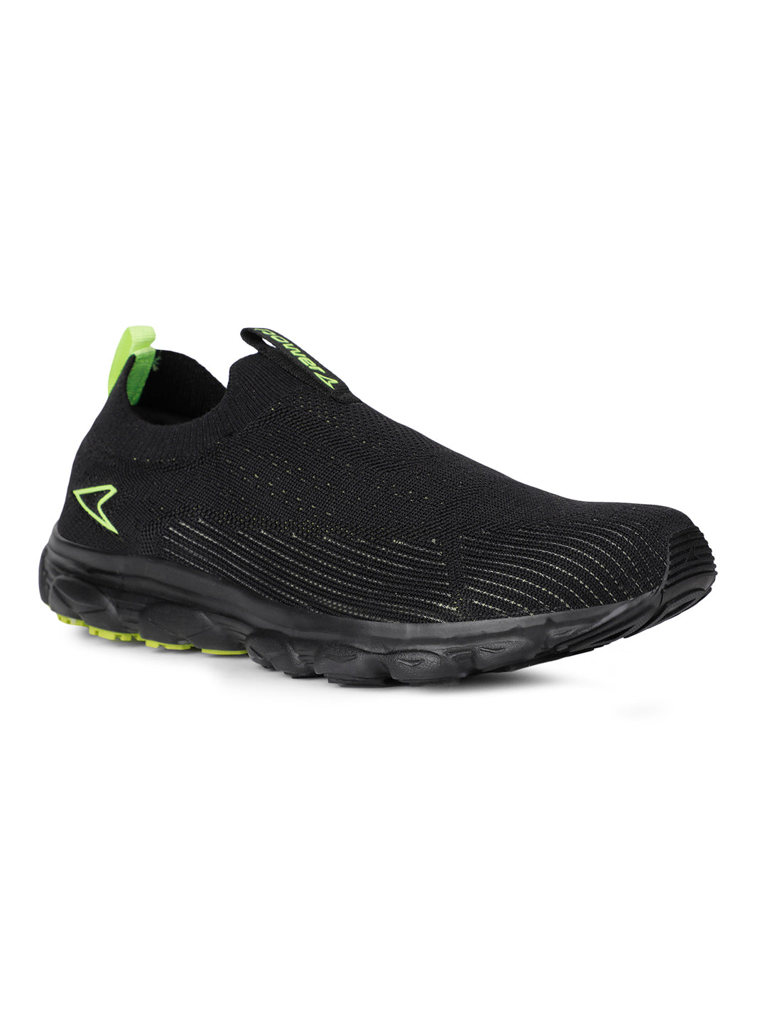 Power Men Black Slip-on Sports Shoes - Black - View 1