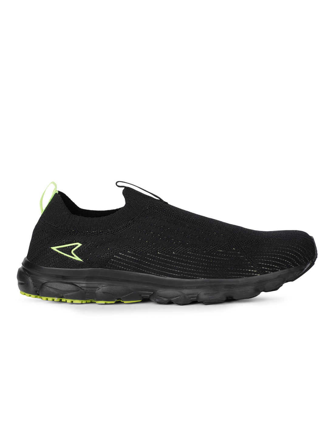 Power Men Black Slip-on Sports Shoes - Black - View 2