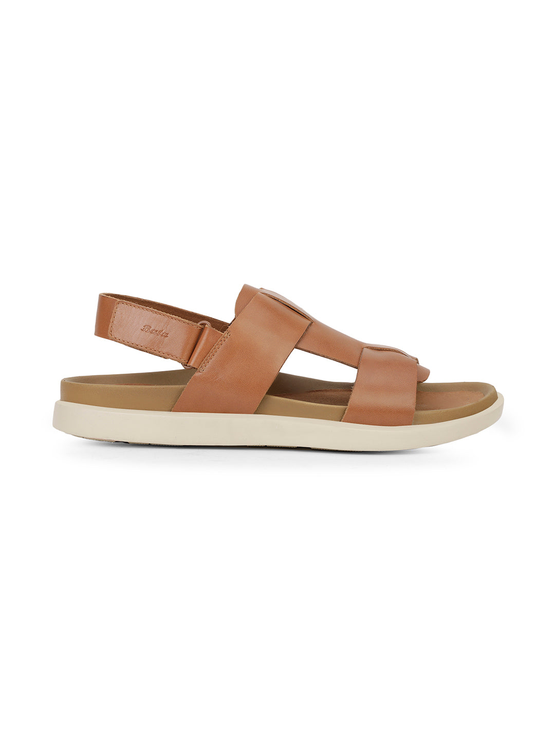 Bata Men Tan Casual Backstrap Sandal - Tan - View 2