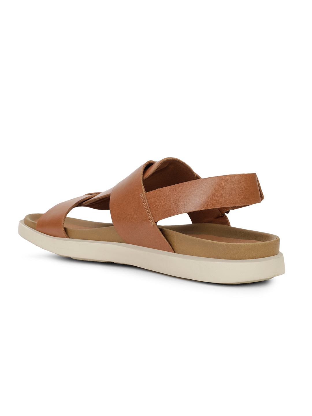 Bata Men Tan Casual Backstrap Sandal - Tan - View 3