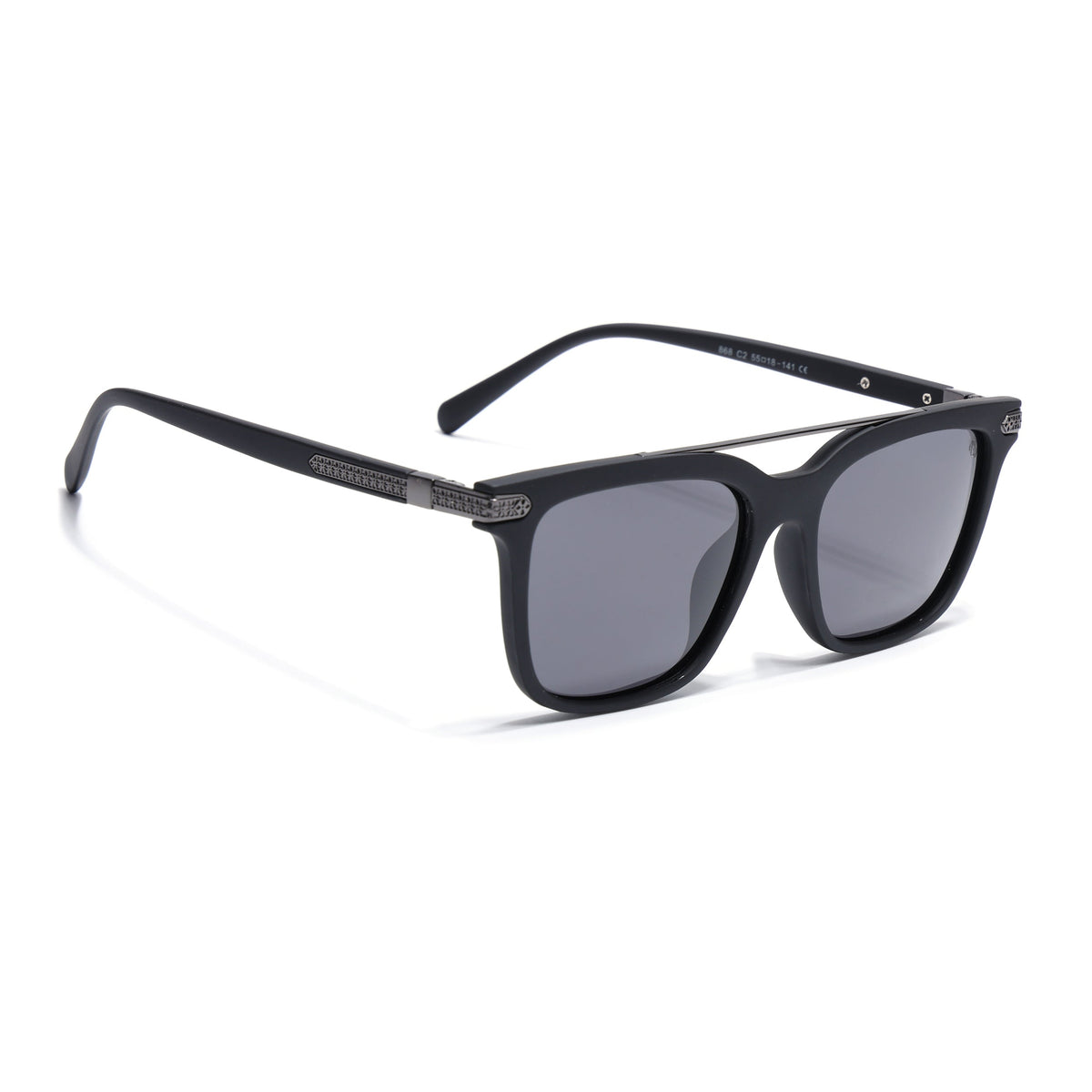 Eyejack Black Wayfarer Sunglasses for Men and Women - Style 2137 - view 2