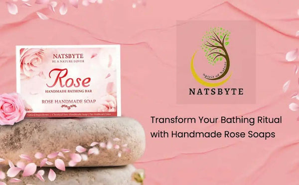 Pure Organic Handmade Soap Rose for Bath (120g)