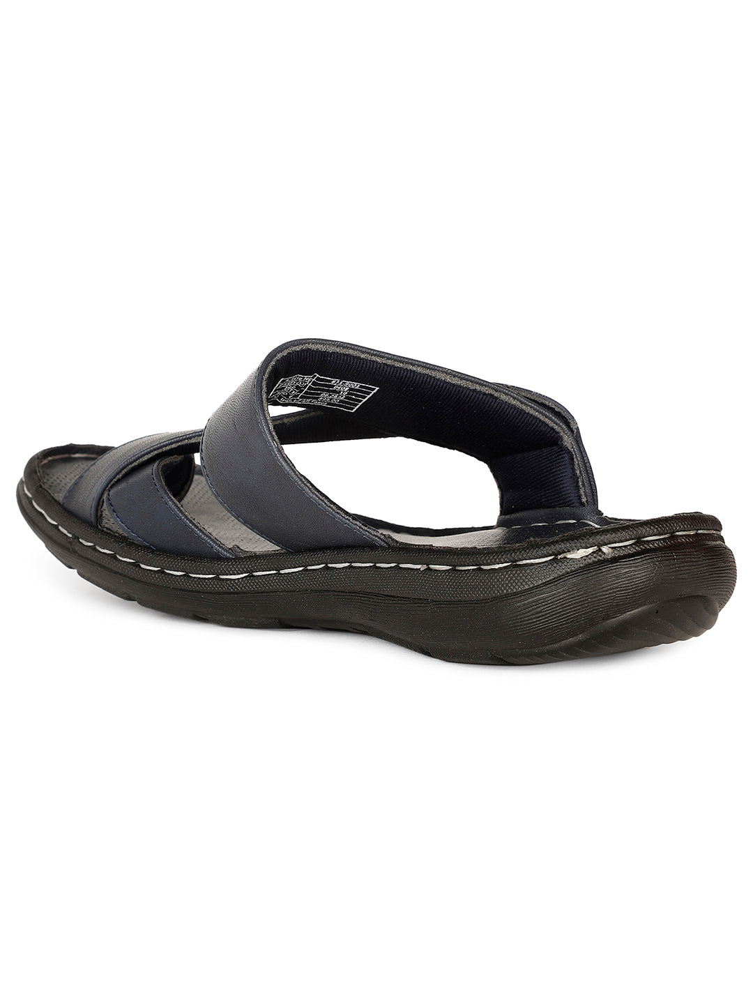 Bata Men Casual Toe Ring Sandal - Navy Blue - View 3