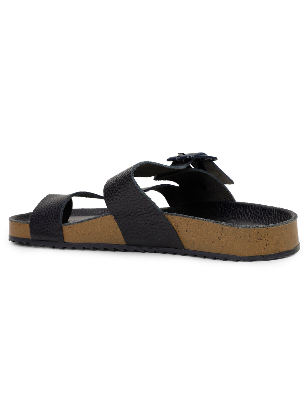 Bata Men Navy Blue Casual Toe Ring Sandal - Navy Blue - View 3