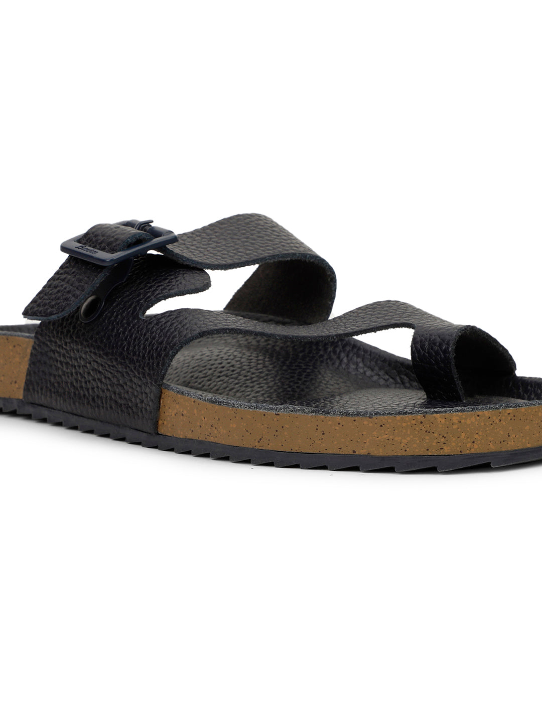 Bata Men Navy Blue Casual Toe Ring Sandal - Navy Blue - View 5