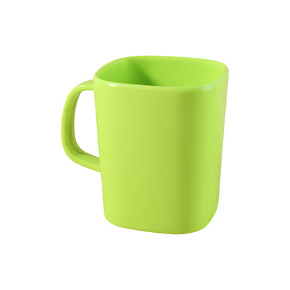 Square Melamine Mug – Premium Durable Lightweight Cup for Tea, Coffee, Milk & Beverages, Elegant Mix Color (1 Pc)
