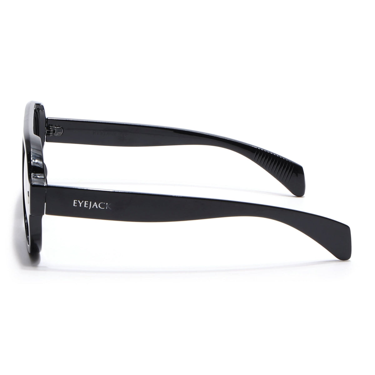Eyejack Black Oversize Sunglasses for Men and Women - Style 1094 - view 7