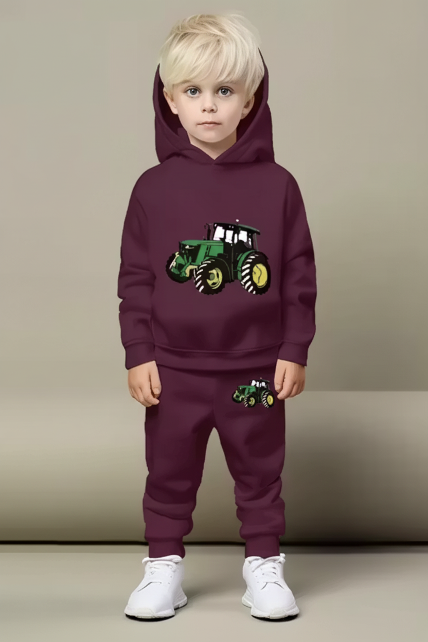 Kids Casual Full Sleeve Top with Track Pants Luck Fashion
