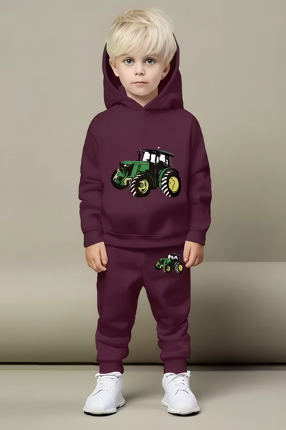 Kids Casual Full Sleeve Top with Track Pants Luck Fashion