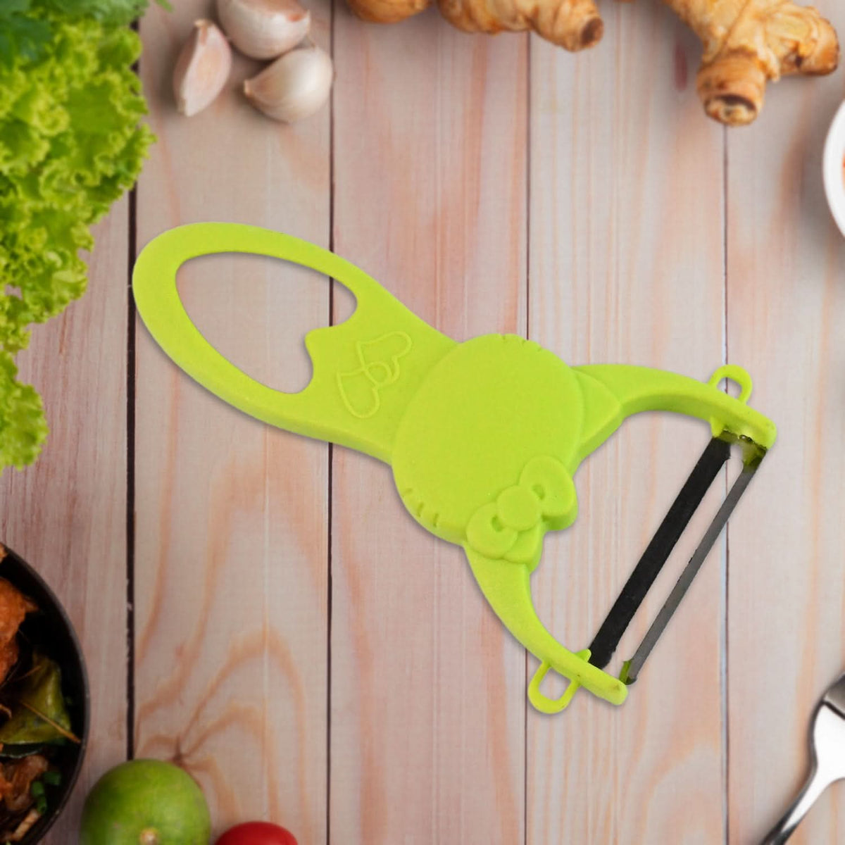 4-piece Kitchen Cutting Set Scissors Peeler Grater  Slicer And Knife HP DD