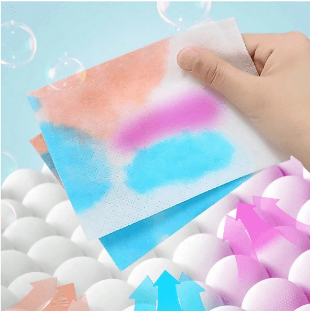 50Pcs Set Non-Woven White Anti-Color Run Laundry Paper For Washing Machine, Prevent Clothes - HalfPe