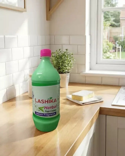 Lashika Herbal Floor Cleaner – Jasmine Fragrance with Natural Care (1 L) Mahathi Enterprises