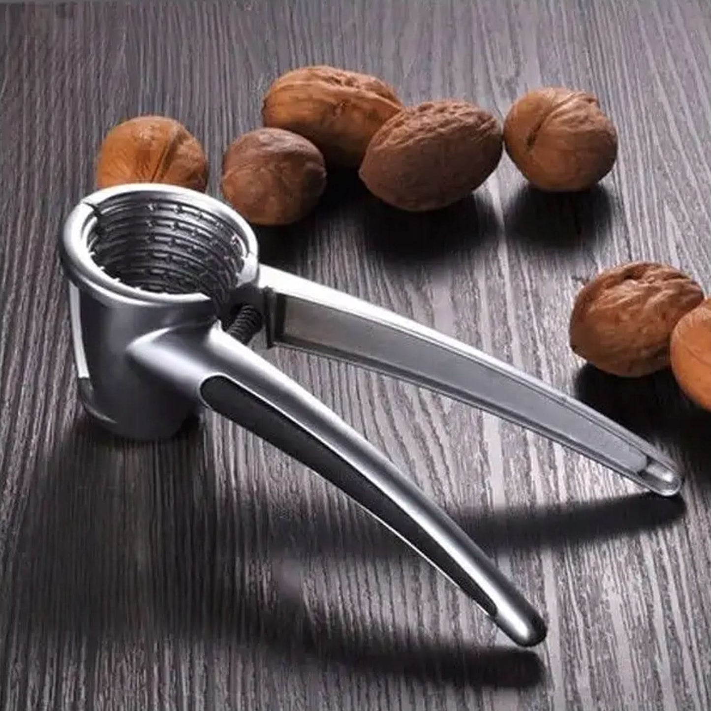 Luxury Stainless Steel Walnut & Nut Cracker with Bottle Opener