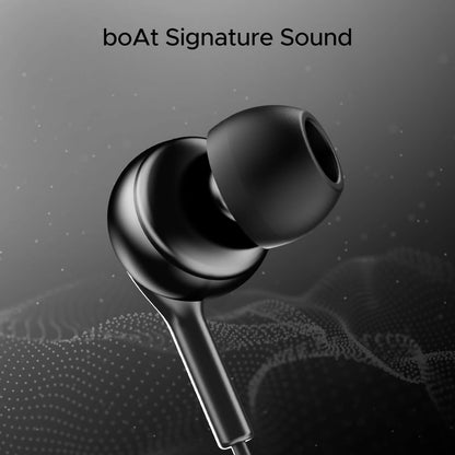 boAt Bassheads 100 C Wired Headphones Earphones with Type-C Jack, Integrated Controls & Multi-Os Compatibility