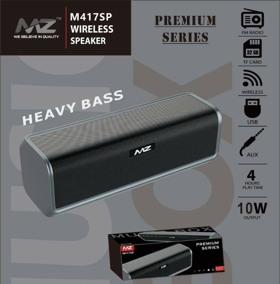 MZ M407SP Portable Bluetooth Speaker – Powerful Sound in a Compact Design(Multicolour)